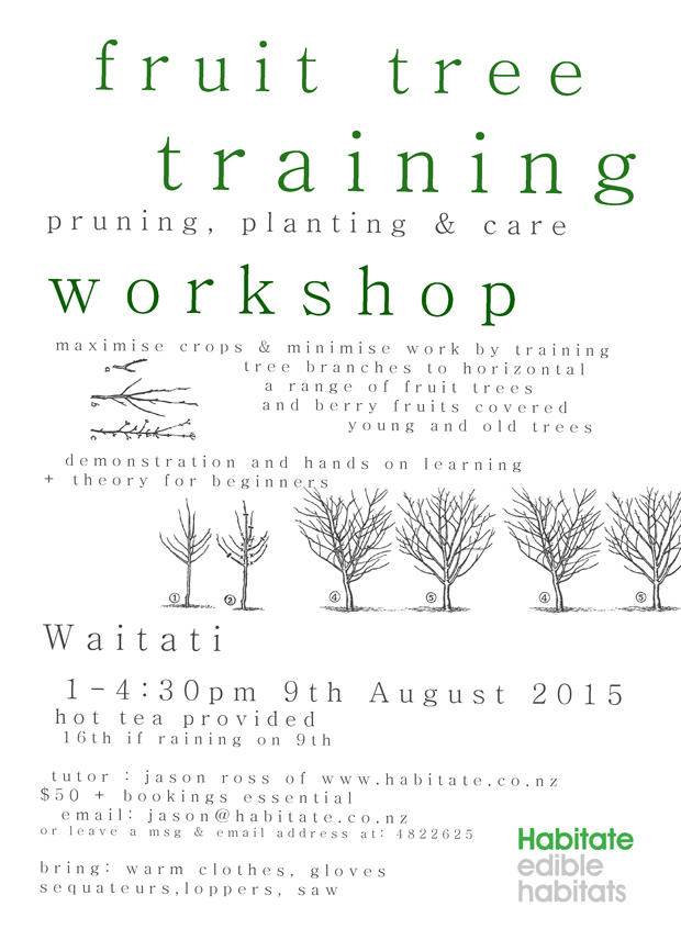 Fruit Tree Training & Pruning Workshop 2015