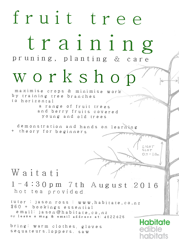 2016 Fruit tree training workshop