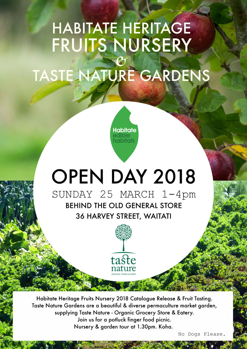 Habitate Nursery & Taste Nature Gardens Open Day 2018