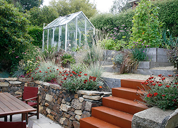 Outdoor Living Sanctuary with Veges & Herb